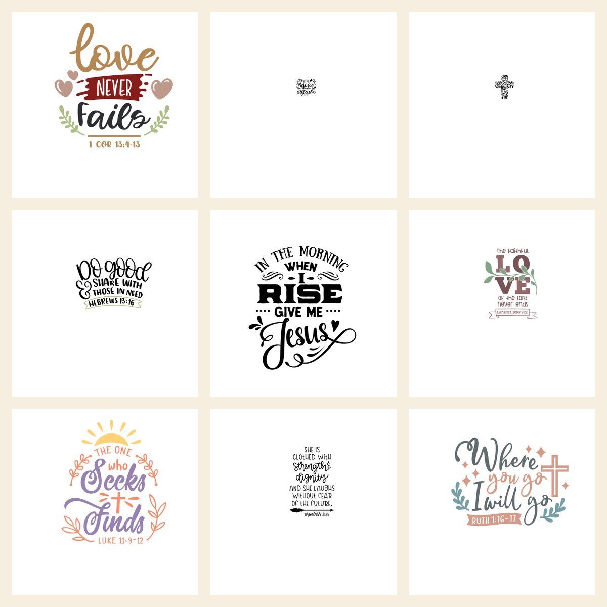 164 + Christian SVG Bundle – Faith-Based Crafting Designs | Digital Download | Gift Trendy | Christian Print